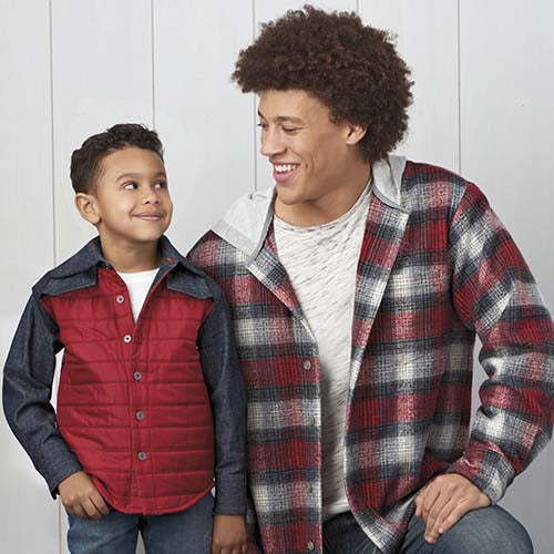 Simplicity Boy's & Men's 8475 - Shirt and Shirt-Jacket - discontinued