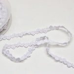 Polyester Guipure Lace 13mm - Daisy Chain White