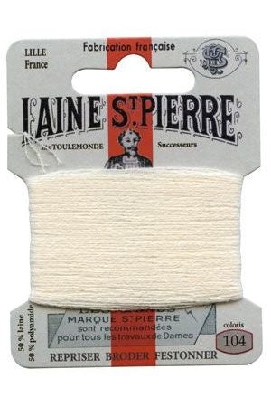 Wool Darning Thread - Cream 104