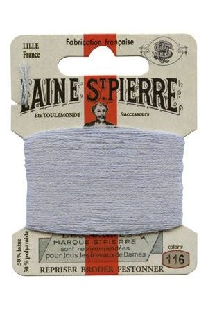 Wool Darning Thread - Light Grey 116