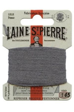Wool Darning Thread - Medium Grey 145