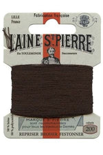 Wool Darning Thread - Dark Brown 200