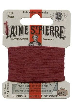 Wool Darning Thread - Garnet 452