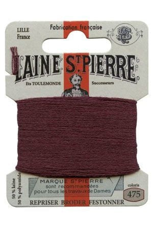 Wool Darning Thread - Burgundy 475