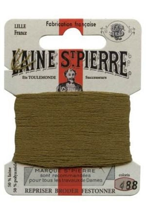 Wool Darning Thread - Khaki 488
