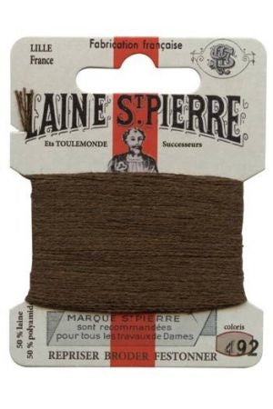 Wool Darning Thread - Brown 492