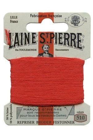 Wool Darning Thread - Red 510
