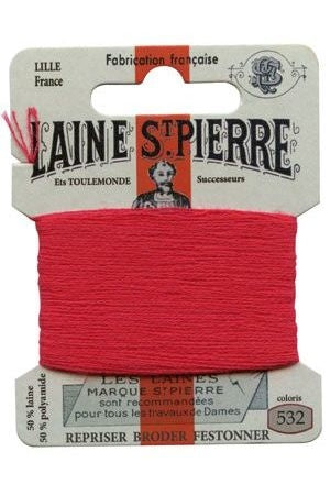 Wool Darning Thread - Raspberry 532