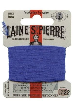 Wool Darning Thread - Gentian Blue 722