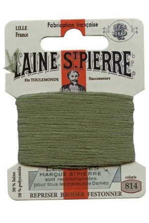Wool Darning Thread - Sage Green 814