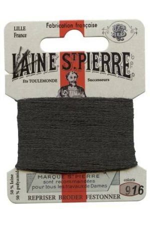 Wool Darning Thread - Anthracite 916