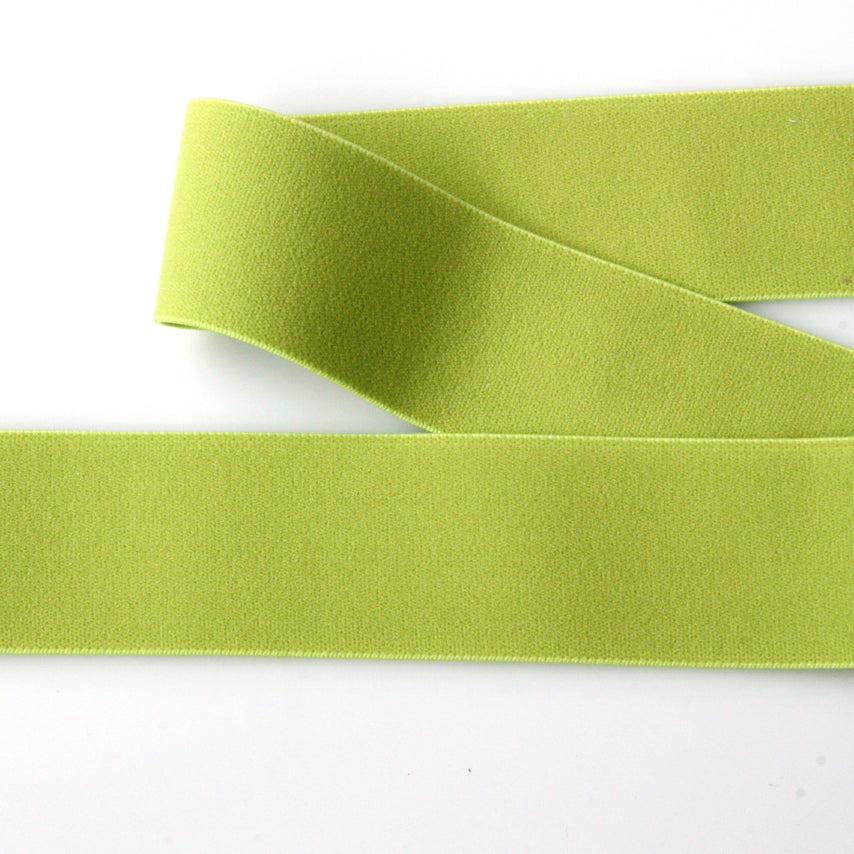 Soft Wide Belting Elastic - Citrus Green