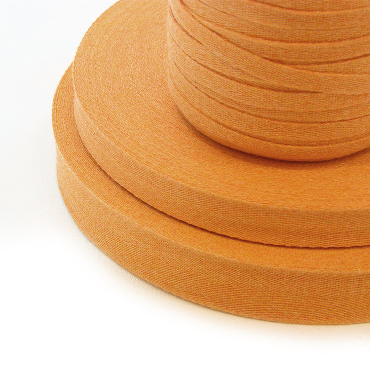 Cotton Herringbone Tape - 014 Light Orange