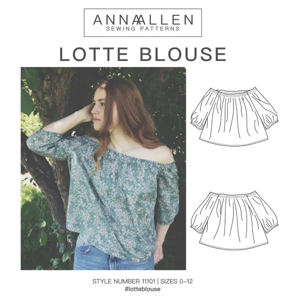 Anna Allen Clothing - Lotte Blouse - PDF Pattern