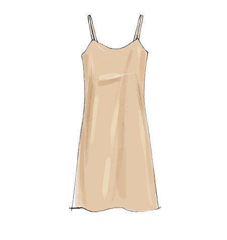 McCall's 6696 - Classic Shirt Dress & Slip