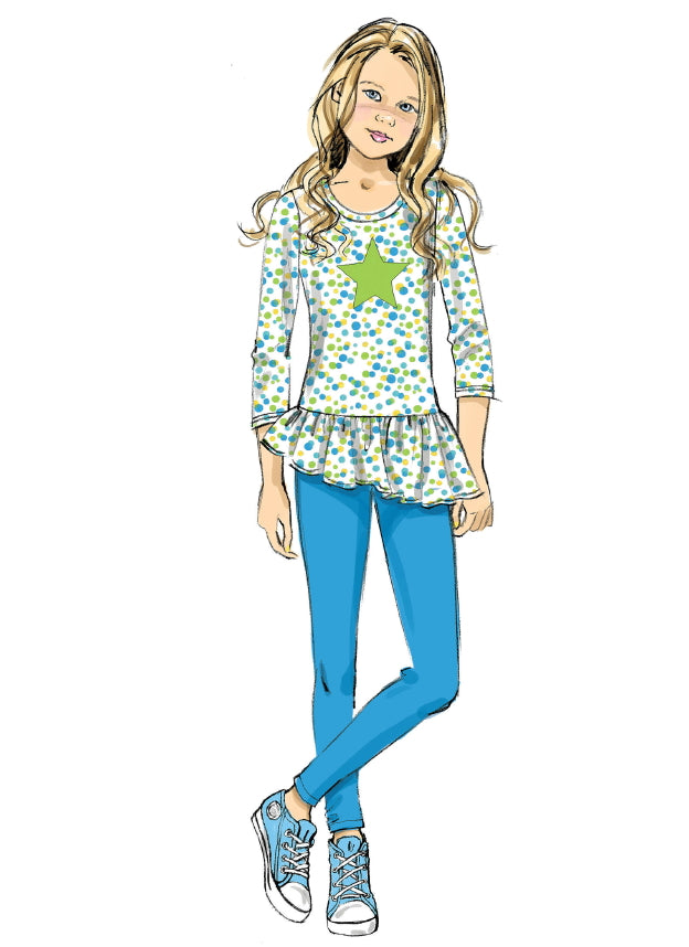 McCall's Girl's 7274 - Sew Zoey Ruffle Separates
