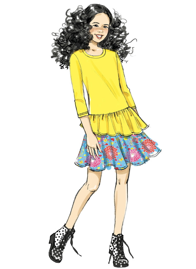 McCall's Girl's 7274 - Sew Zoey Ruffle Separates