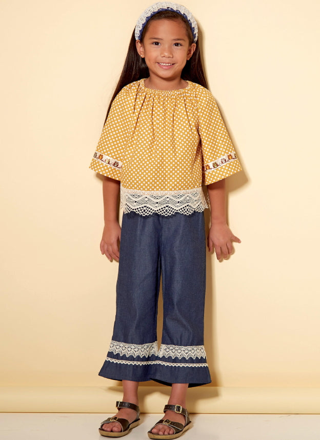 McCall's Girl's 7529 - Boho Outfit