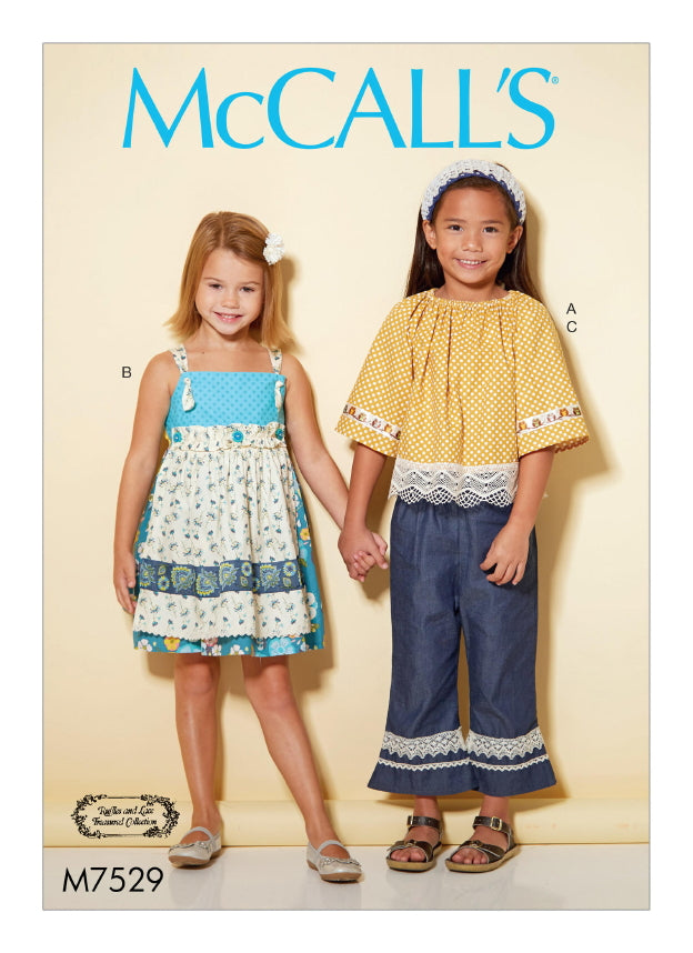 McCall's Girl's 7529 - Boho Outfit