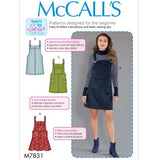 McCall's 7831 - Pinafore Dress
