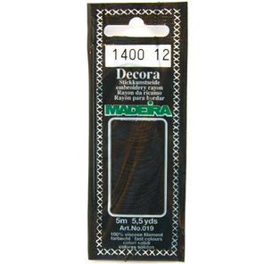 Decora Hand Embroidery Thread - Black 1400