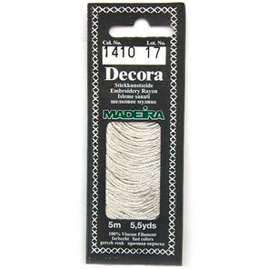 Decora Hand Embroidery Thread - Silver 1410