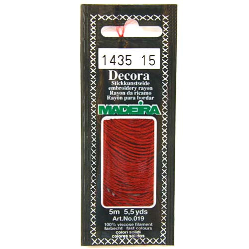 Decora Hand Embroidery Thread - Garnet 1435