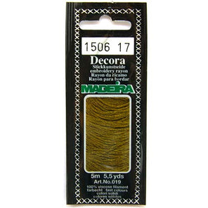 Decora Hand Embroidery Thread - Olive 1506