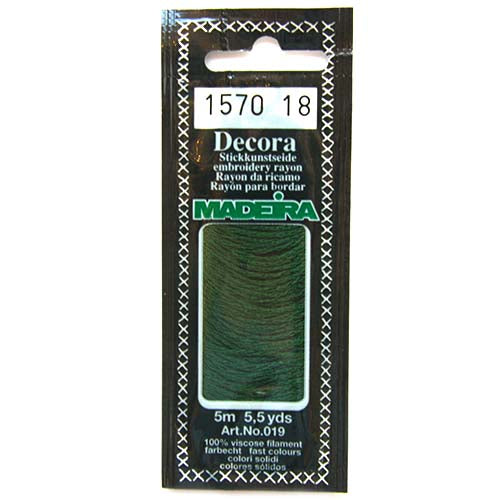 Decora Hand Embroidery Thread - Forest 1570 – Ray Stitch