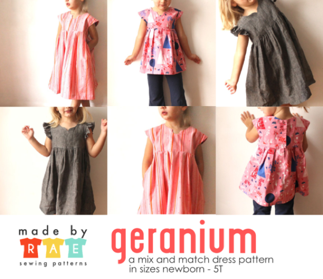 Made By Rae Kids - Geranium Dress