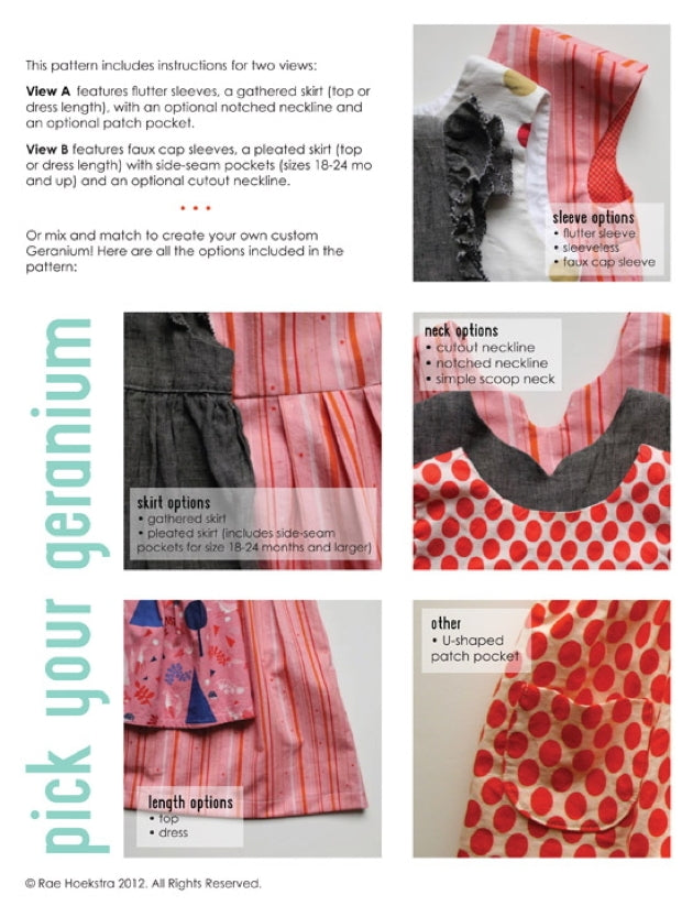 Made By Rae Kids - Geranium Dress