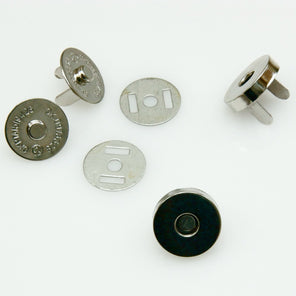 Magnetic Bag Clasp 18mm - Silver