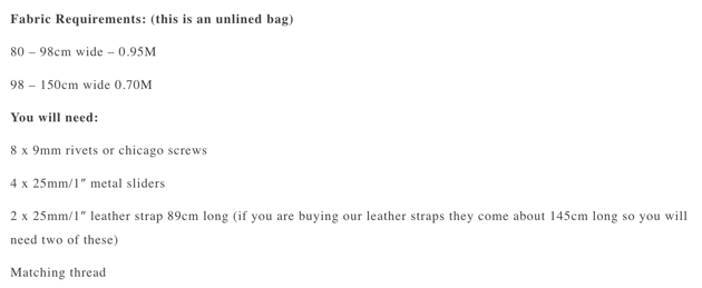 Merchant & Mills - The Costermonger Bag