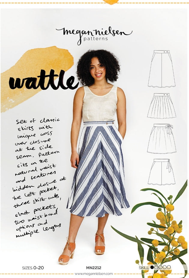 Wattle Pattern Raymond Megan Nielsen - Wattle Skirts | Women's Sewing Pattern | Ray Stitch