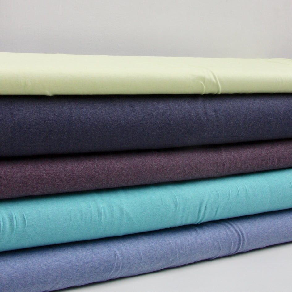 Melange Cotton Jersey - Purple