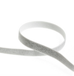 Lurex Elastic 12mm - White/Silver