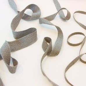 Cotton Herringbone Tape - 003 Mid Grey