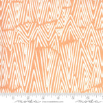printed cotton peach pink with white lines medium weight fabric