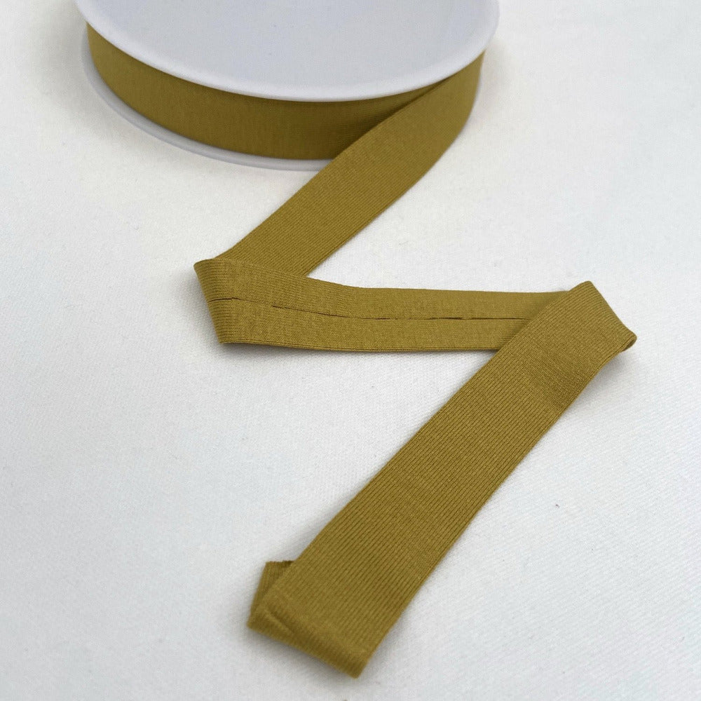 Viscose Jersey Binding 20mm - Mustard