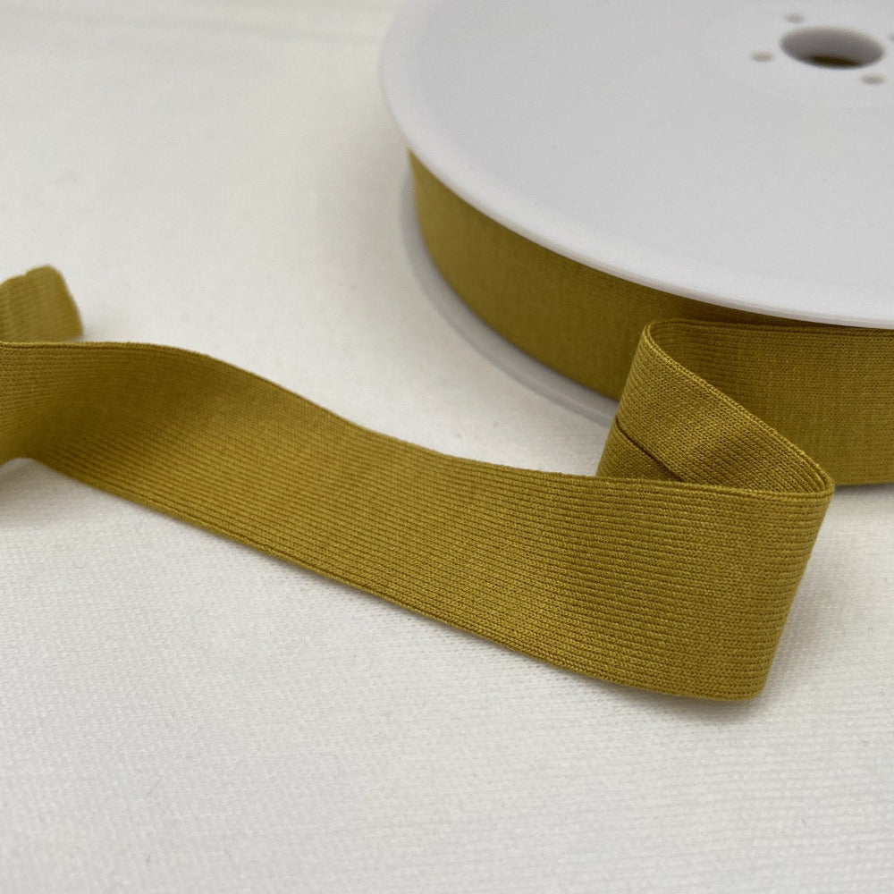 Viscose Jersey Binding 20mm - Mustard