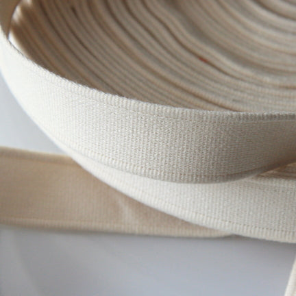 Cotton Strap Webbing 30mm - Natural