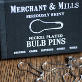 Merchant and Mills - Silver Bulb Safety Pins