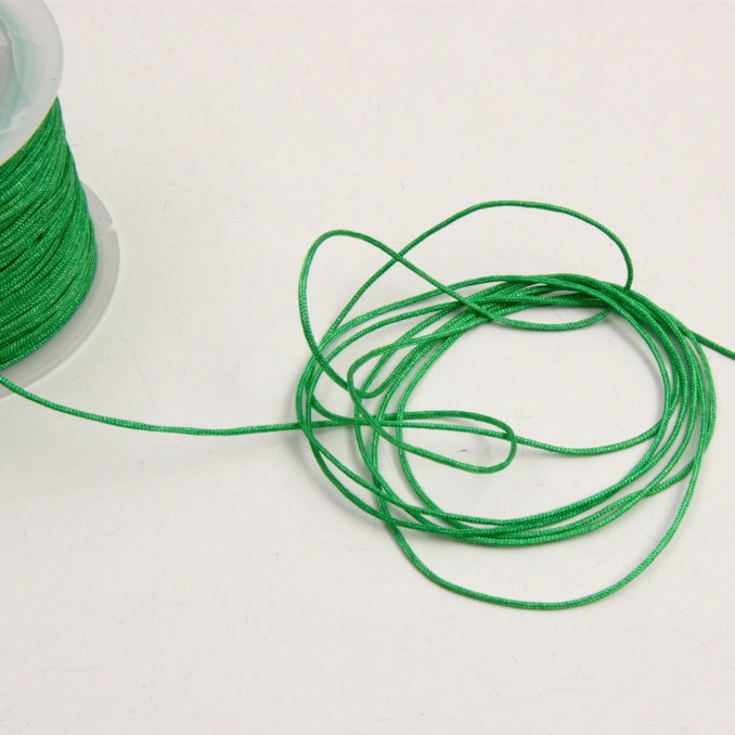 Nylon Bracelet Cord - Emerald 1mm