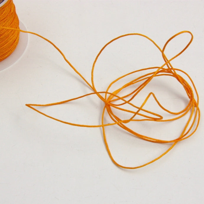 Nylon Bracelet Cord - Orange 1mm