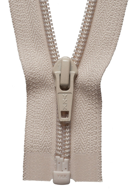 Nylon Open-Ended Zip - Beige 572