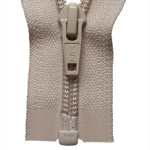 Nylon Open-Ended Zip - Beige 572