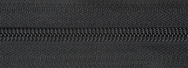 Heavy Nylon Open-Ended Zip - Black 580