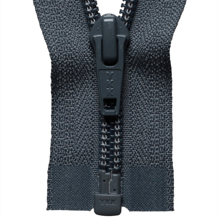 Nylon Open-Ended Zip - Dark Grey 578