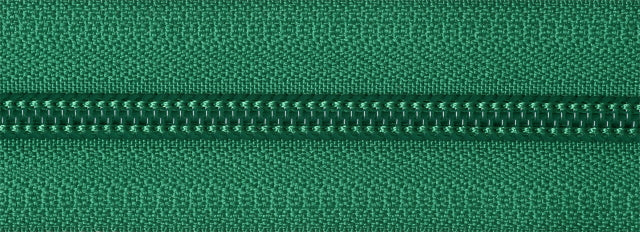Nylon Open-Ended Zip - Emerald 152