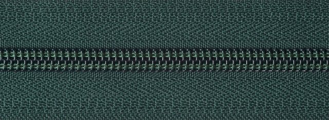 Nylon Open-Ended Zip - Forest Green 890
